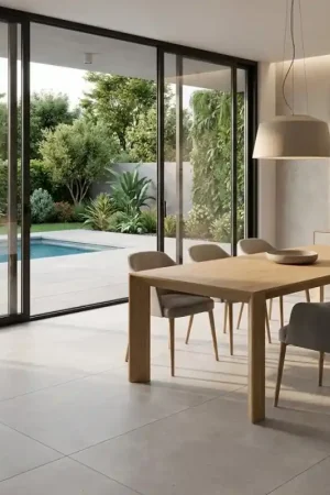 Top Vente Carrelage Vida PERLA 100x100 effet béton perle minérale